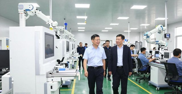 马誉峰市长望都县项目考察_望都建国伟业集团_望都县项目调研