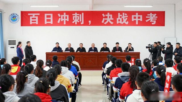 望都县第三中学中考百日冲刺誓师大会_望都三中2024年中考百日冲刺活动_望都中学