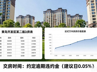 黄岛开发区二手房个人房源多，价格走势与避坑指南