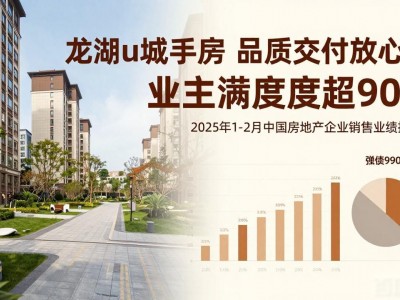 龙湖u城二手房 品质交付放心选 业主满意度超90%