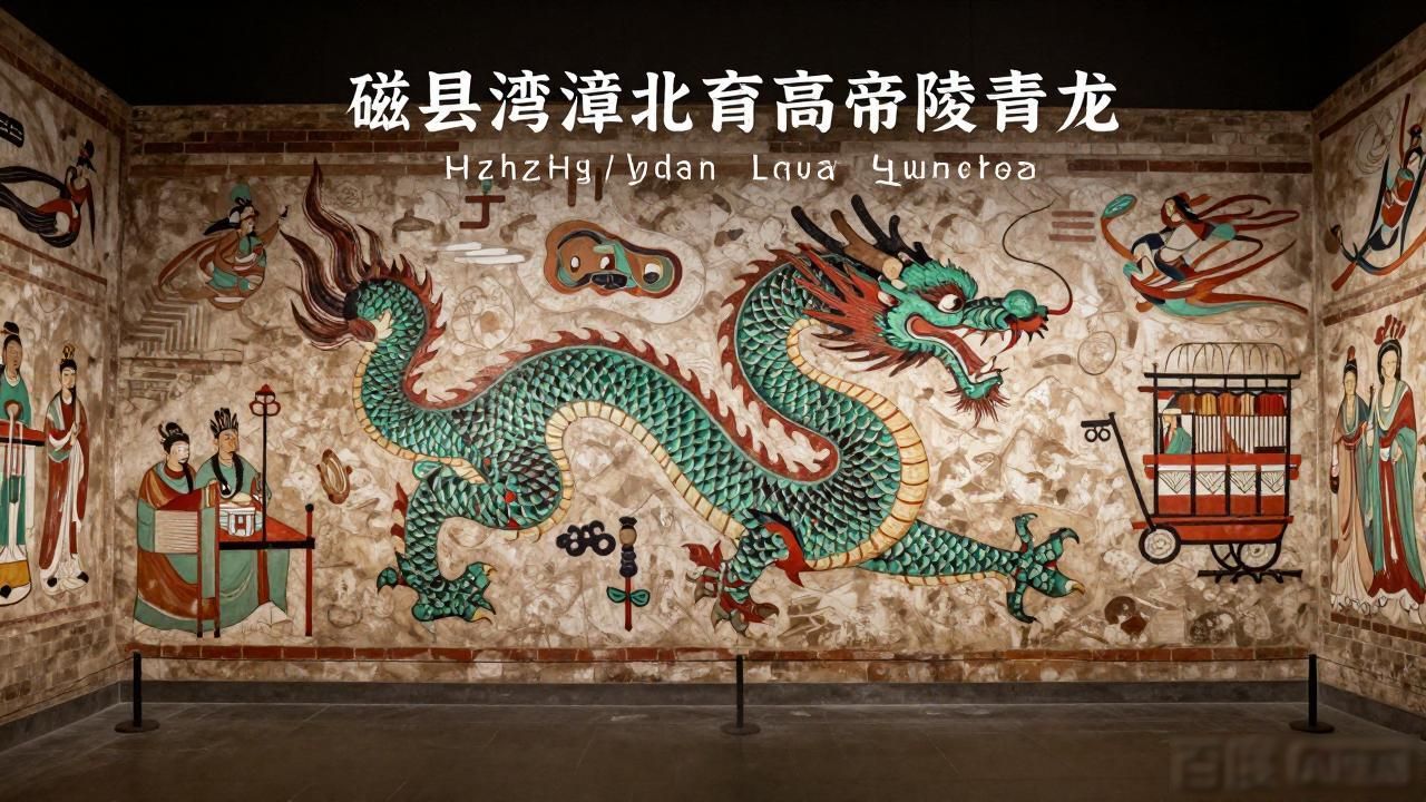 彩墨生辉古壁乾坤_河北古代壁画艺术精品展_河北望都一号墓壁画