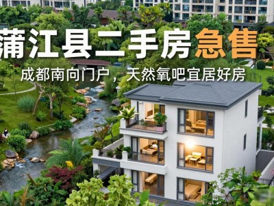 蒲江县二手房急售｜成都南向门户，天然氧吧宜居好房
