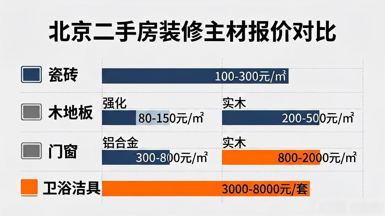北京二手房装修多少钱一平米_北京二手房装修费用清单_北京二手房装修报价明细