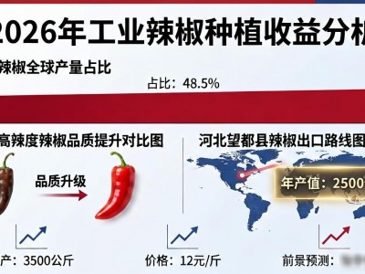 2026年工业辣椒种植收益分析，含亩产、价格及前景