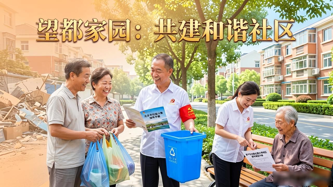 北七家镇志愿服务活动_望都家园社区环境整治_望都家园社区