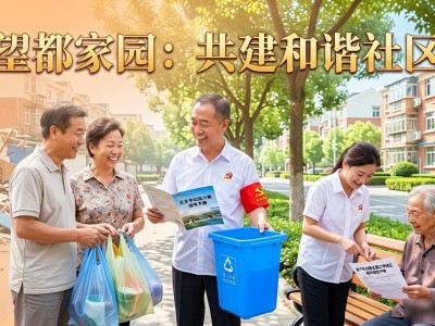 望都家园社区大整治，党员志愿者齐动手提升居住环境