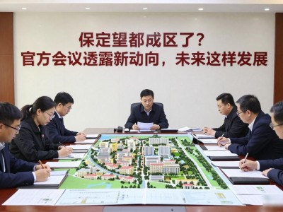 保定望都成区了？官方会议透露新动向，未来这样发展