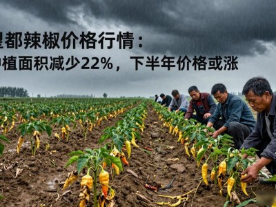 望都辣椒价格行情：种植面积减少22%，下半年价格或涨