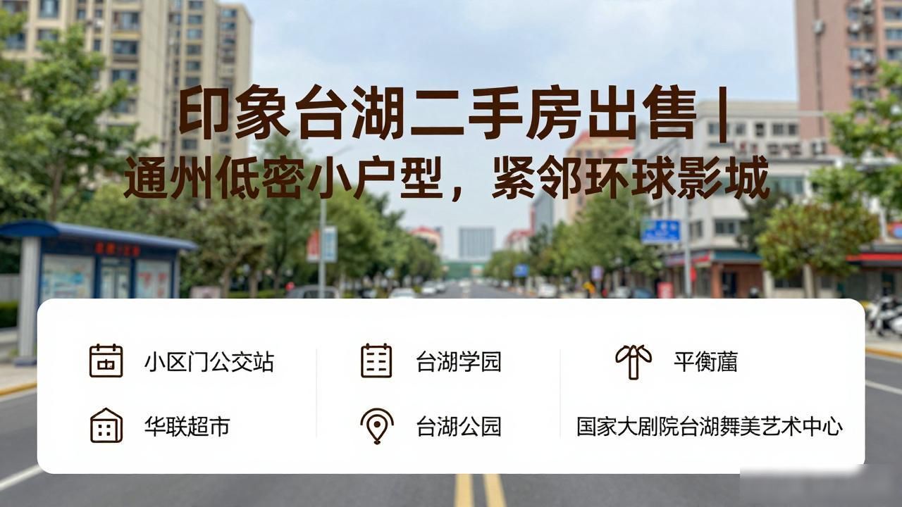 印象台湖 二手房出售_通州台湖成熟小区_东亚印象台湖二手房
