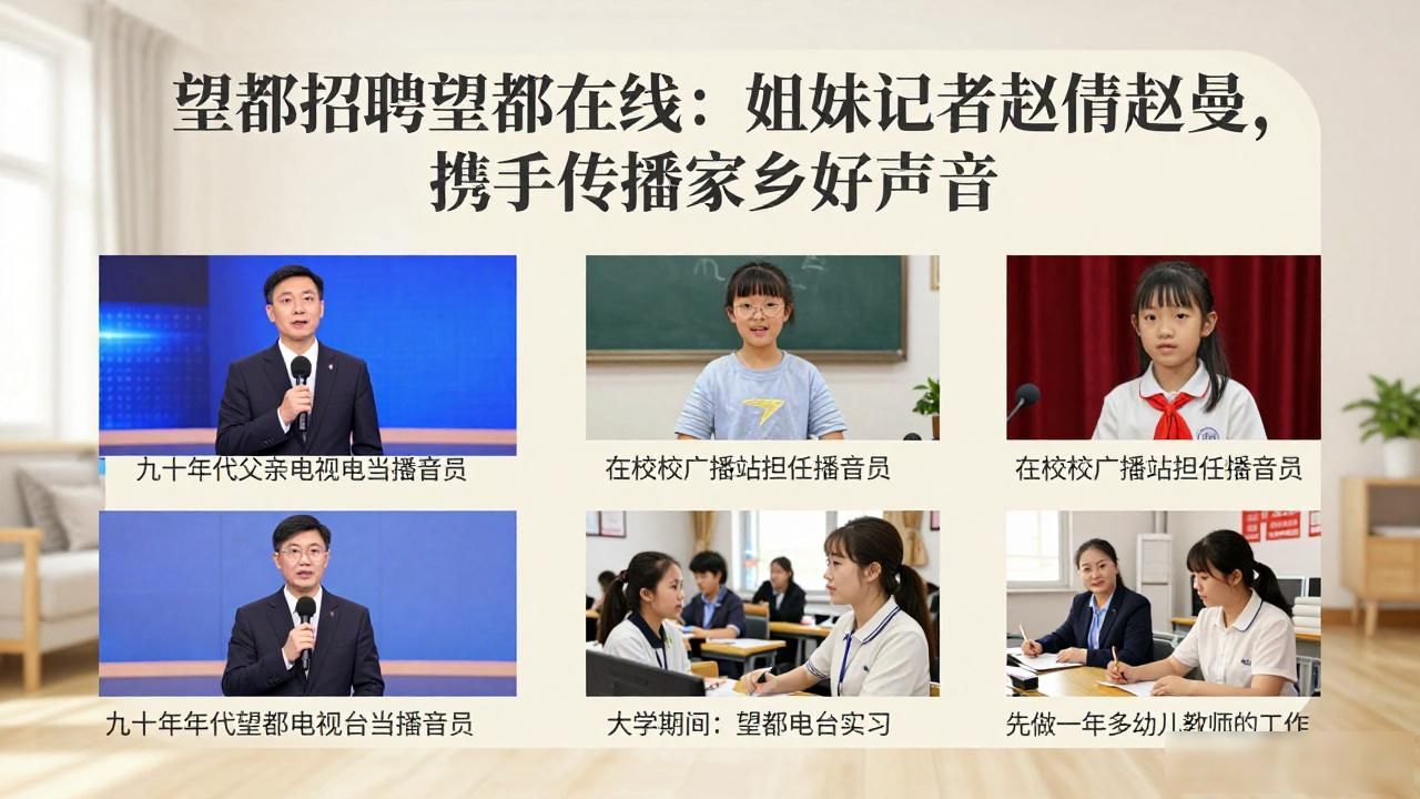 望都县融媒体中心 赵倩 赵曼_望都招聘望都在线_望都广播电视台 记者播音员主持人故事