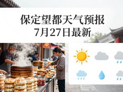 保定望都天气预报 7月27日最新