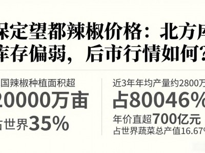 保定望都辣椒价格：北方库存偏弱，后市行情如何？