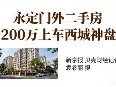 永定门外二手房 200万上车西城神盘