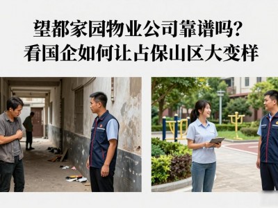 望都家园物业公司靠谱吗？看国企如何让老旧小区大变样