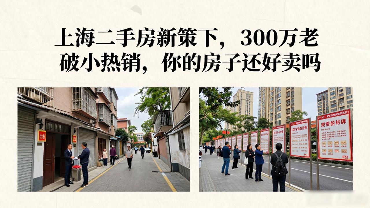 二手房新政策_上海二手房市场洗牌_低总价老破小成交占比高