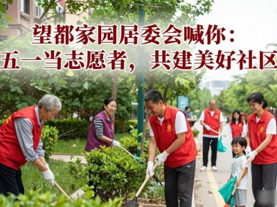 望都家园居委会喊你：五一当志愿者，共建美好社区