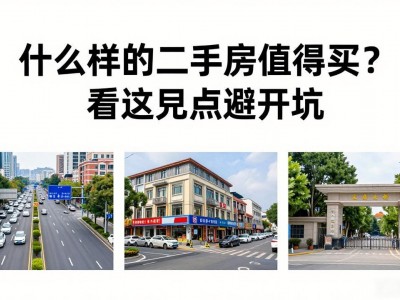 什么样的二手房值得买？看这几点避开坑