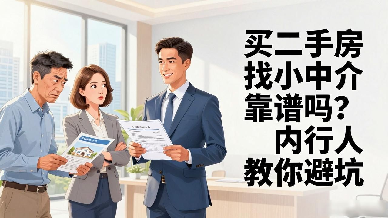 买二手房小中介靠谱吗_怎么买二手房靠谱_买二手房找中介靠谱吗