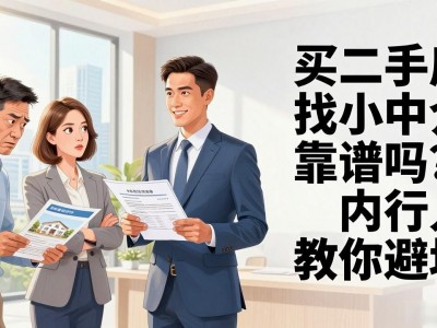 买二手房找小中介靠谱吗？内行人教你避坑