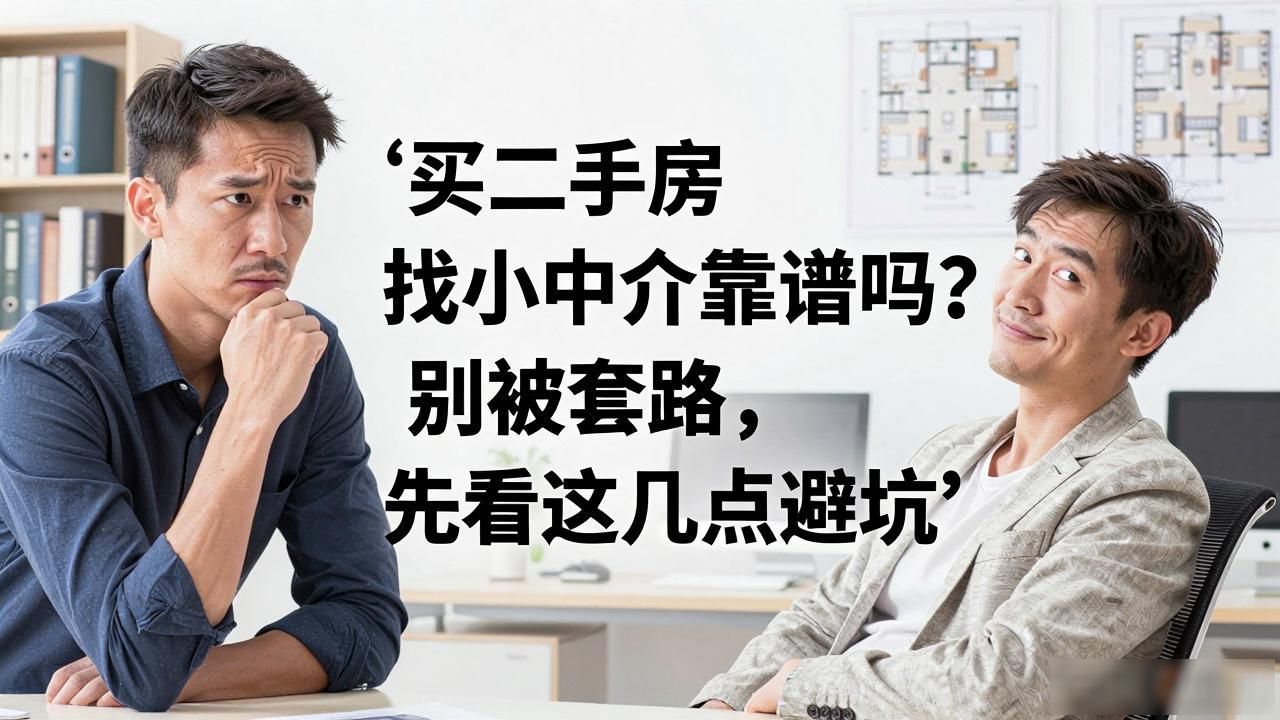 买二手房小中介靠谱吗_二手房中介如何选择_2025年卖房避坑指南