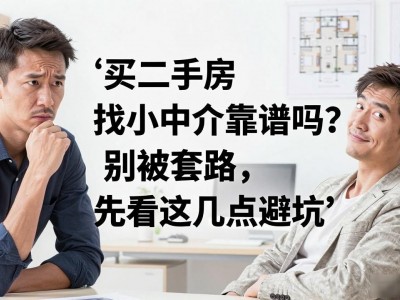 买二手房找小中介靠谱吗？别被套路，先看这几点避坑