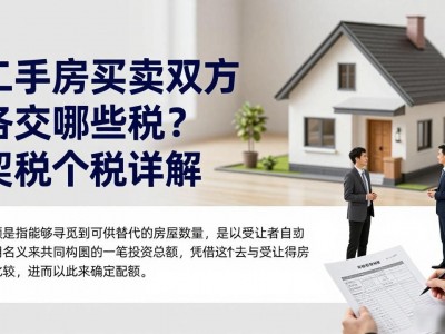 二手房买卖双方各交哪些税？契税个税详解