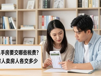 买二手房要交哪些税费？买房人卖房人各交多少