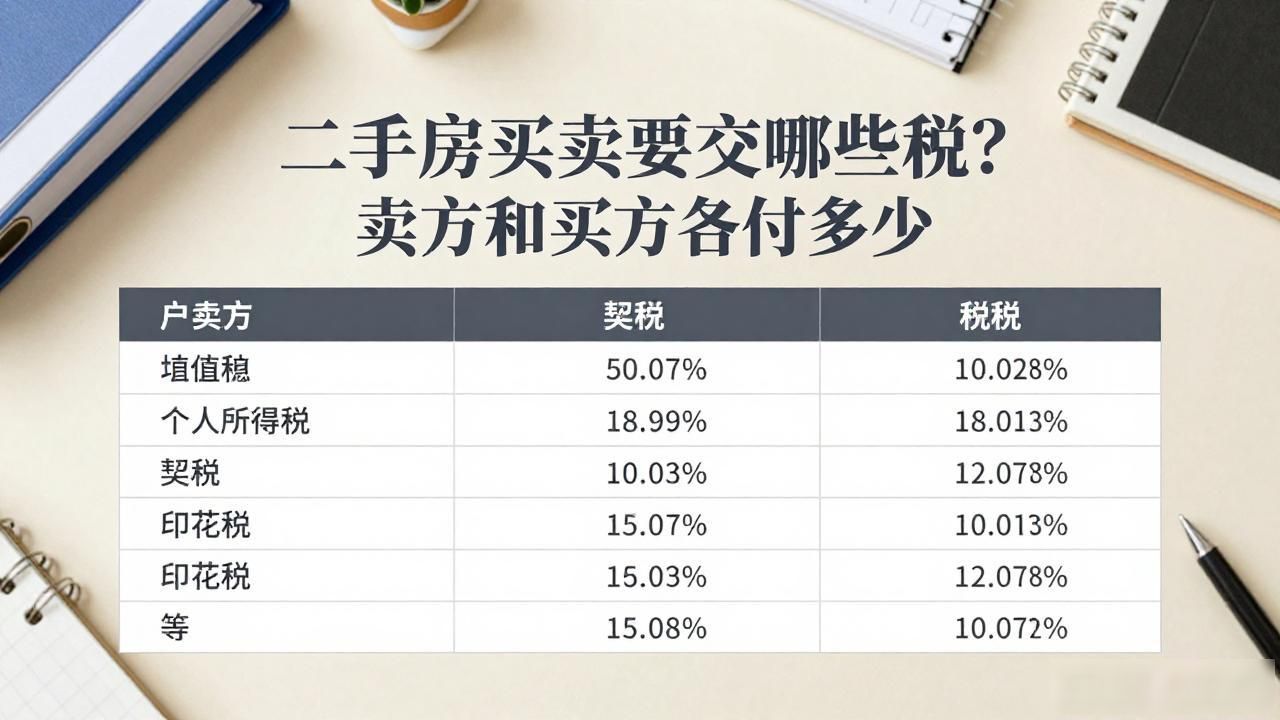 二手房交易税费_二手房交易过户费谁出_二手房有哪些税