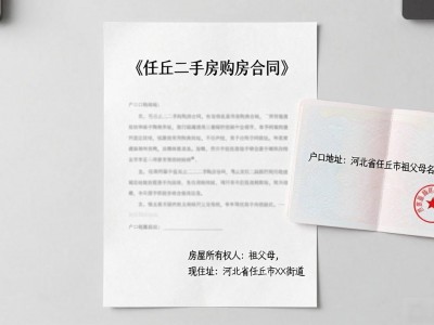 任丘二手房购房合同范本：简单实用，签约避坑指南
