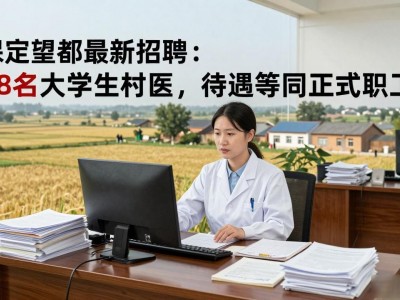 保定望都最新招聘：48名大学生村医，待遇等同正式职工