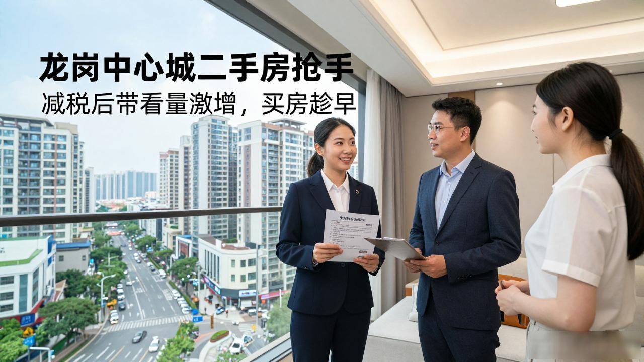 龙岗中心城二手房_二手房市场供应量变化_深圳豪宅税新政