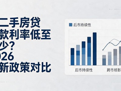 买二手房贷款利率低至多少？2026最新政策对比