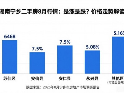 湖南宁乡二手房8月行情：是涨是跌？价格走势解读