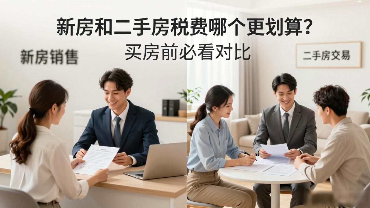 二手房交易条件与新房对比_买房新房二手房区别_新房二手房税费