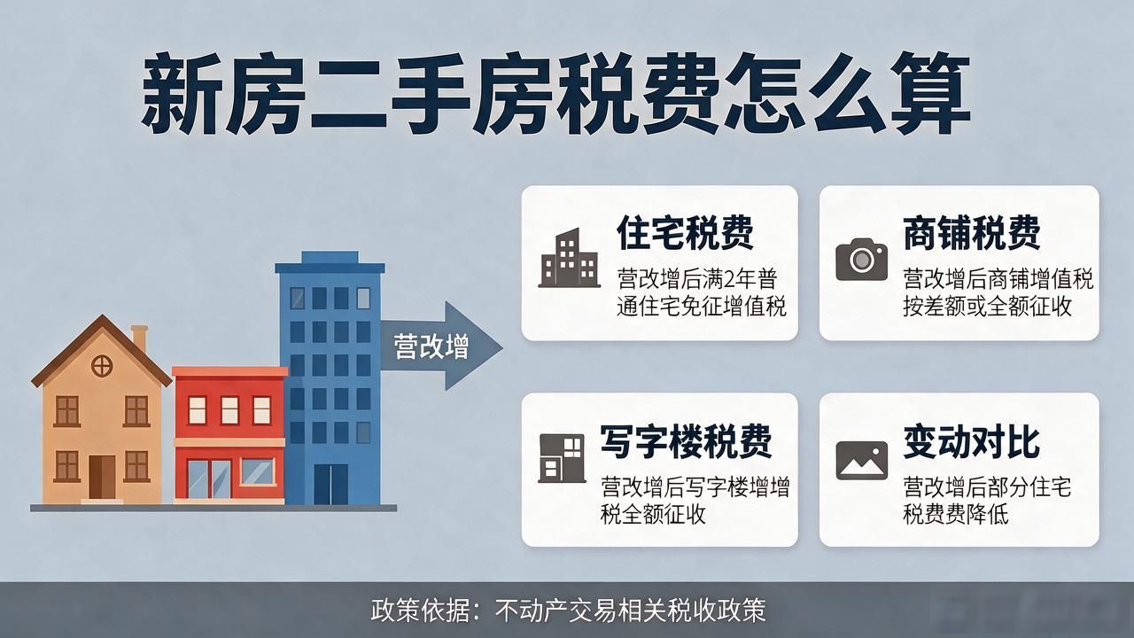 新房二手房税费_营改增后二手房税费下降_营改增后买房契税减少