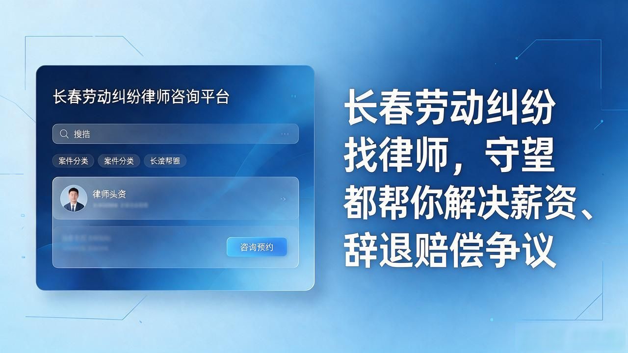 劳动纠纷法律服务_长春劳动法律服务机构_长春市守望都律师