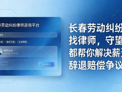 长春劳动纠纷找律师，守望都能帮你解决薪资、辞退赔偿争议