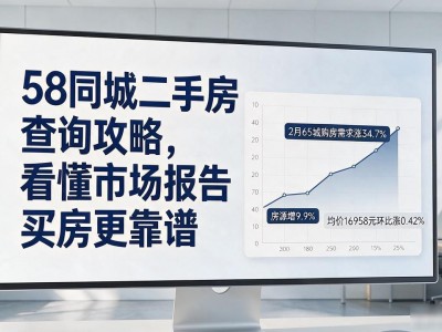 58同城二手房查询攻略，看懂市场报告买房更靠谱