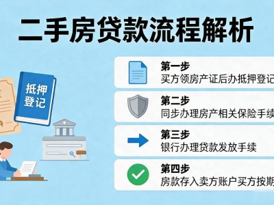 二手房买卖合同贷款怎么办？银行放款流程全解析