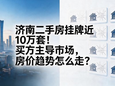 济南二手房挂牌近10万套！买方主导市场，房价趋势怎么走？