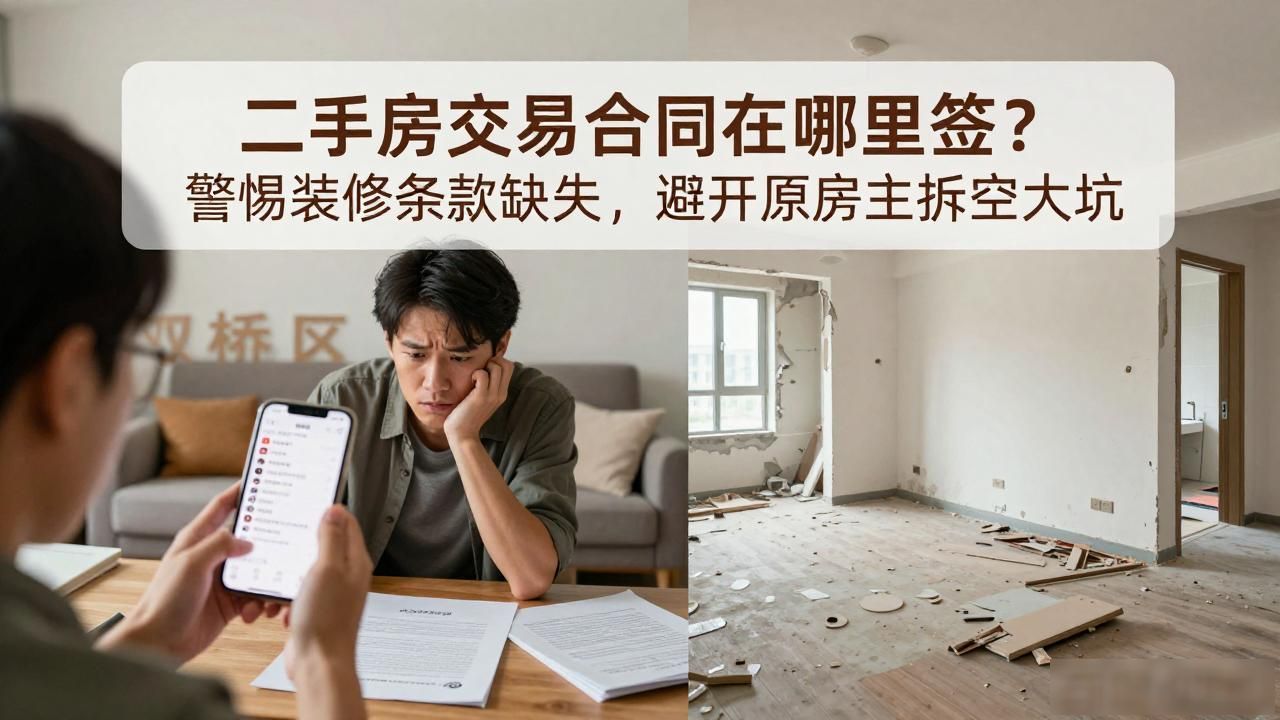 二手房装修缺失条款_二手房交易合同漏洞_二手房交易合同在哪里