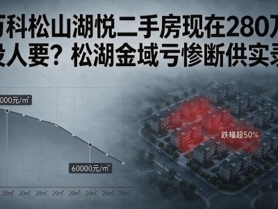 万科松山湖悦二手房现在280万没人要？松湖金域亏惨断供实录